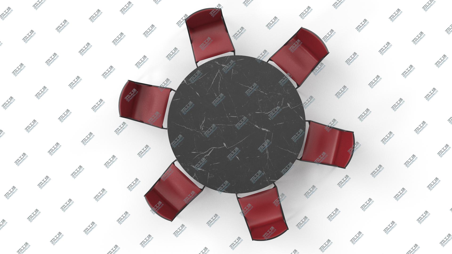 images/goods_img/2021040233/3D Cassina Dining Table Chair Set Black Marble Red/4.jpg